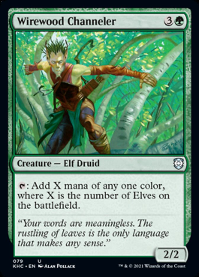 Wirewood Channeler [Kaldheim Commander] | Total Play