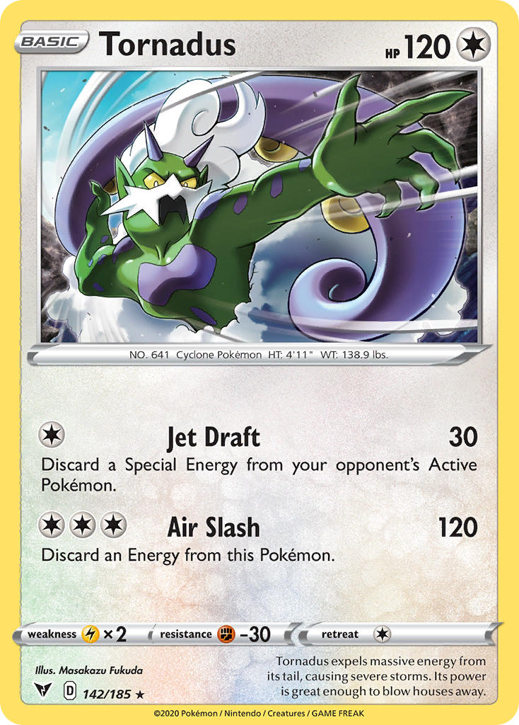 Tornadus (142/185) [Sword & Shield: Vivid Voltage] | Total Play