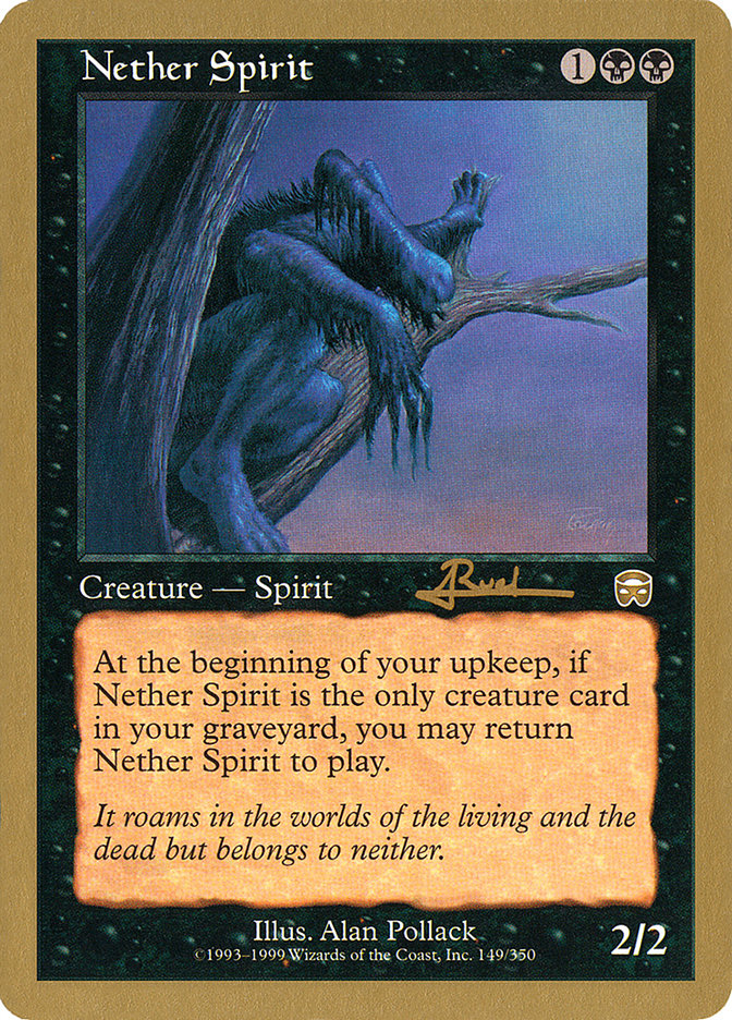 Nether Spirit (Antoine Ruel) [World Championship Decks 2001] | Total Play