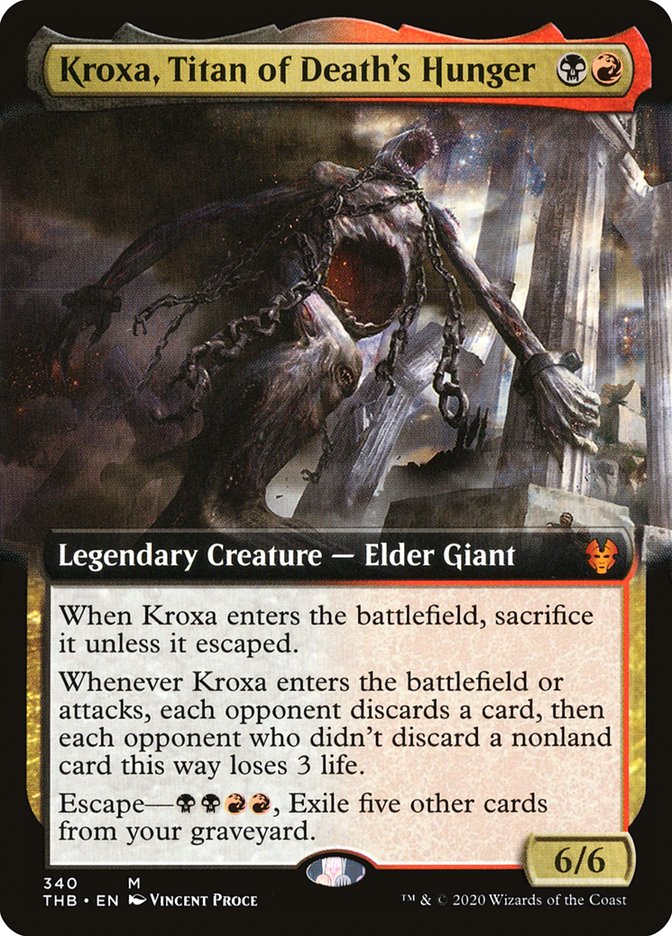 Kroxa, Titan of Death's Hunger (Extended Art) [Theros Beyond Death] | Total Play
