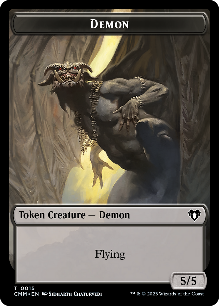 Demon Token [Commander Masters Tokens] | Total Play
