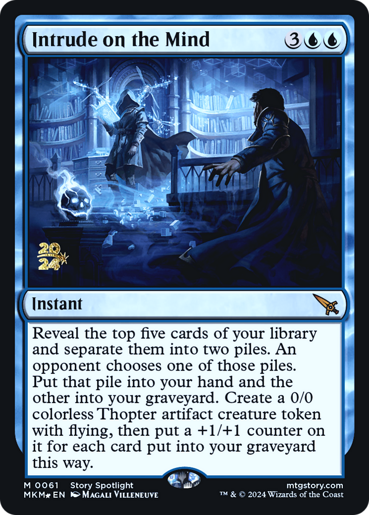 Intrude on the Mind [Murders at Karlov Manor Prerelease Promos] | Total Play