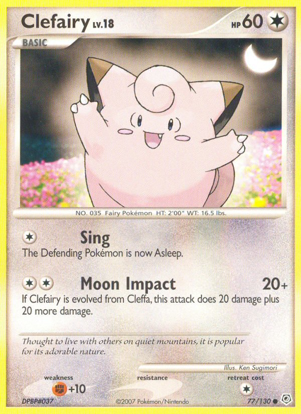 Clefairy (77/130) [Diamond & Pearl: Base Set] | Total Play