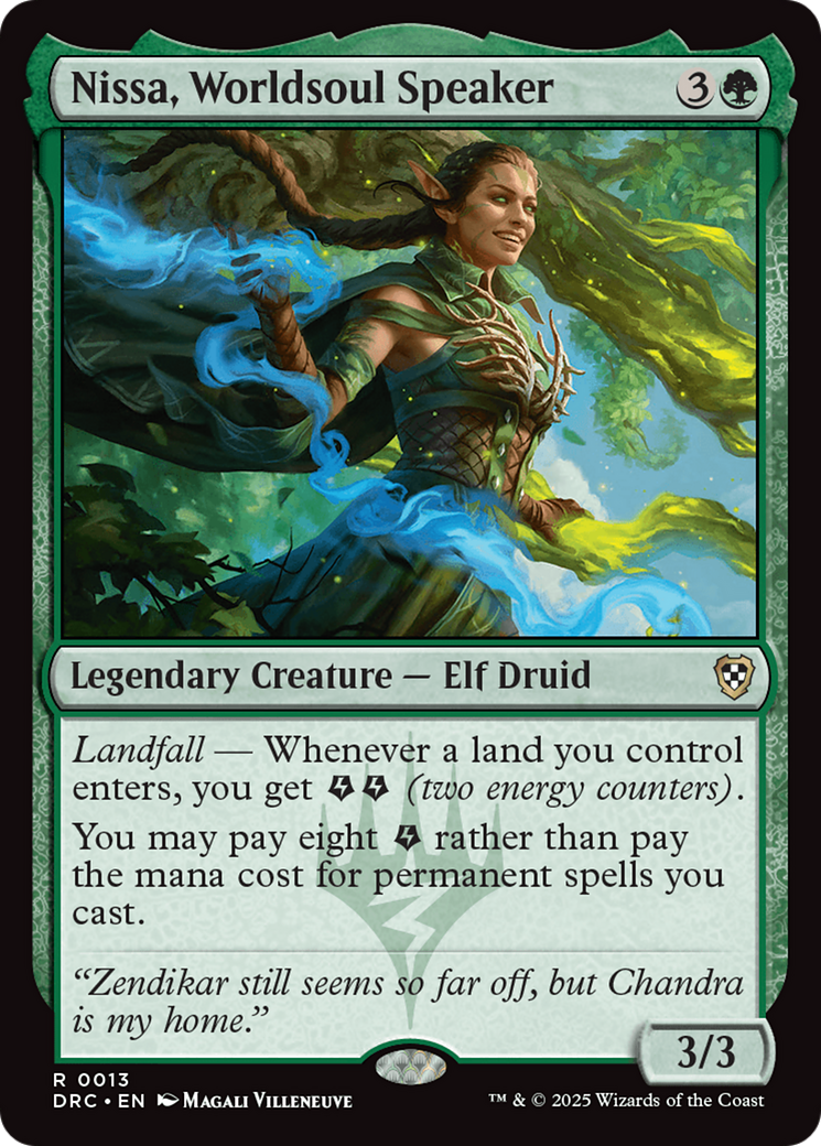 Nissa, Worldsoul Speaker [Aetherdrift Commander] | Total Play