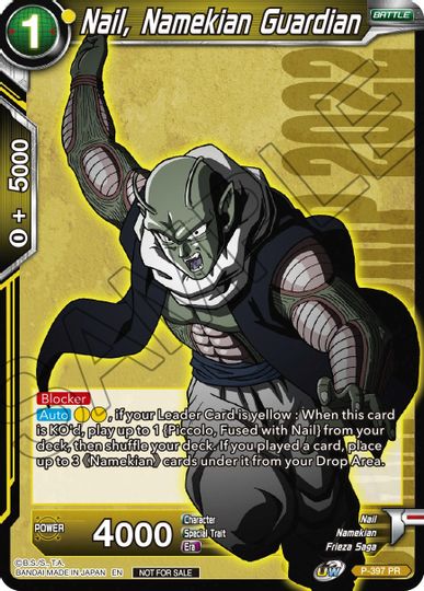 Nail, Namekian Guardian (P-397) [Promotion Cards] | Total Play