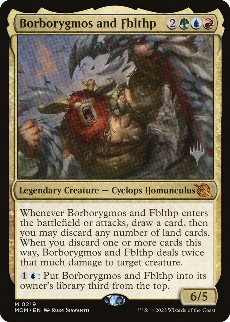 Borborygmos and Fblthp (Promo Pack) [March of the Machine Promos] | Total Play