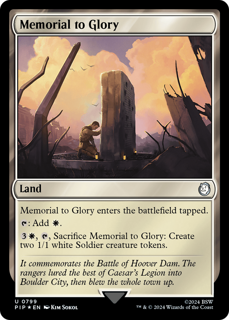 Memorial to Glory (Surge Foil) [Fallout] | Total Play