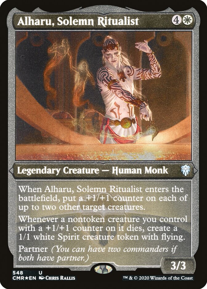 Alharu, Solemn Ritualist (Etched) [Commander Legends] | Total Play