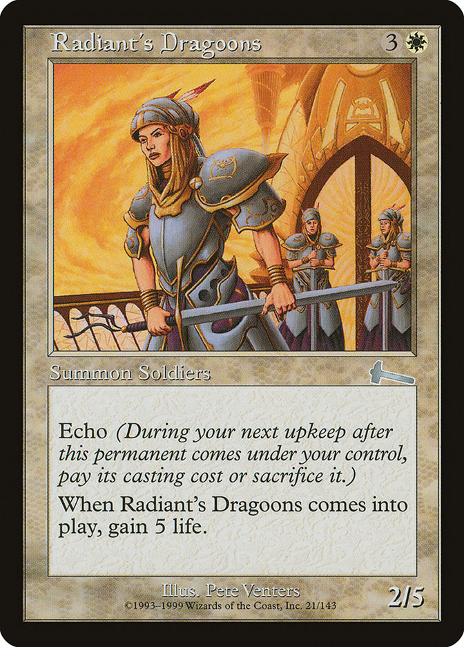 Radiant's Dragoons [Urza's Legacy] | Total Play