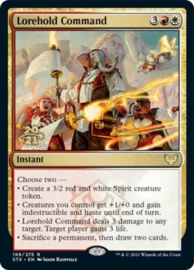 Lorehold Command [Strixhaven: School of Mages Prerelease Promos] | Total Play