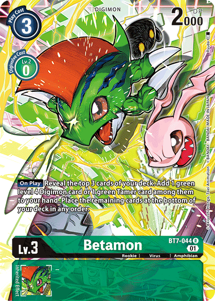 Betamon [BT7-044] (Alternate Art) [Next Adventure] | Total Play