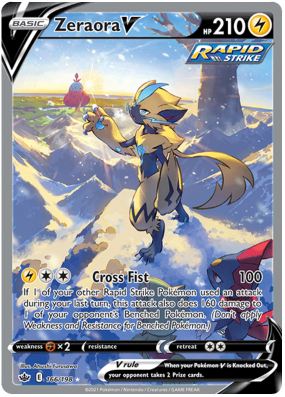 Zeraora V (166/198) [Sword & Shield: Chilling Reign] | Total Play