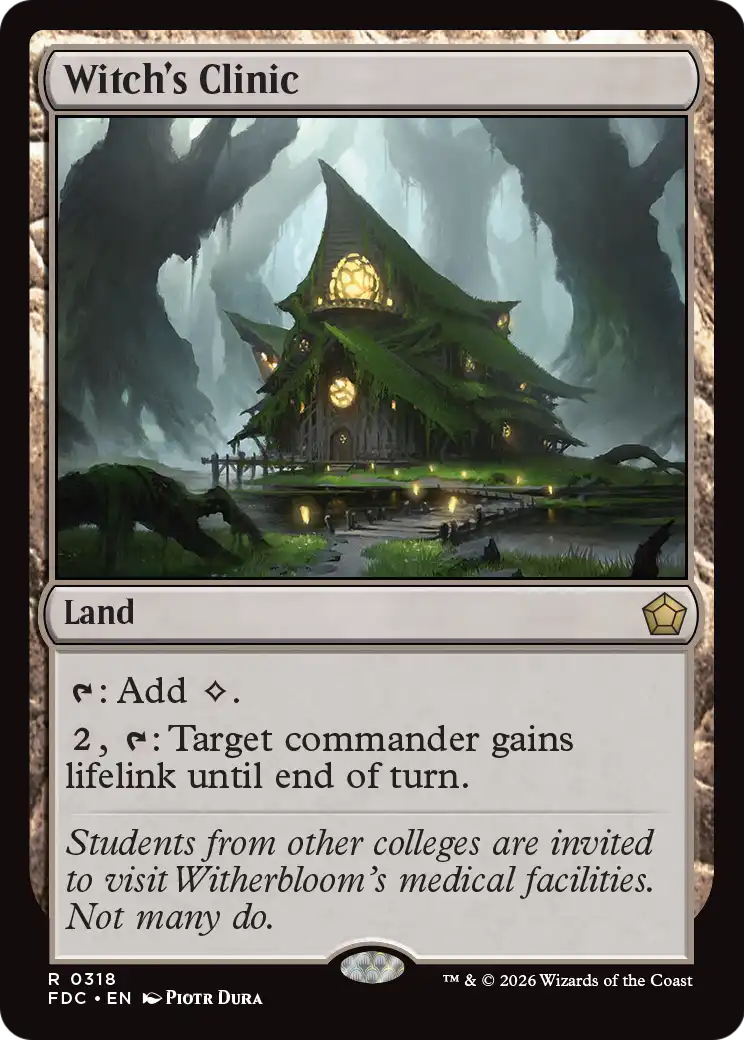 Witch's Clinic [Foundations Commander] | Total Play