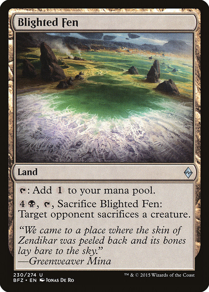 Blighted Fen [Battle for Zendikar] | Total Play