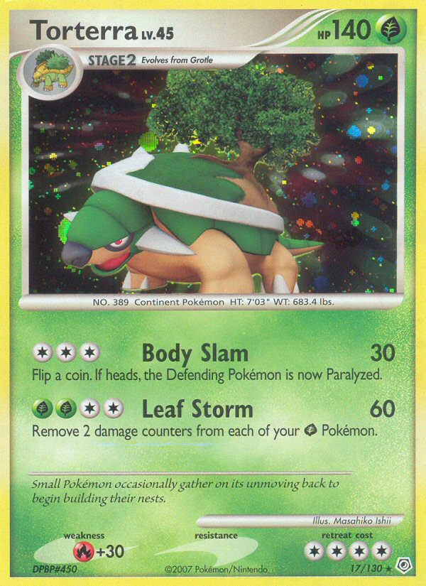 Torterra (17/130) [Diamond & Pearl: Base Set] | Total Play