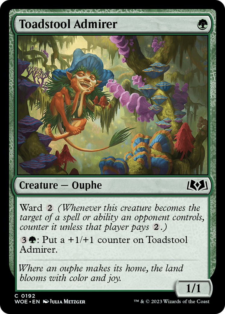 Toadstool Admirer [Wilds of Eldraine] | Total Play