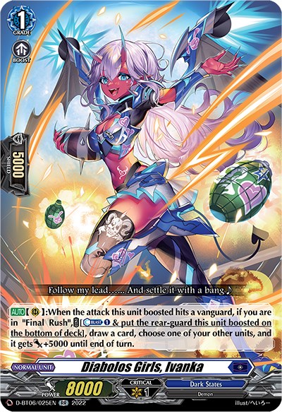 Diabolos Girls, Ivanka (D-BT06/025EN) [Blazing Dragon Reborn] | Total Play