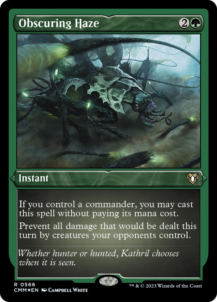 Obscuring Haze (Foil Etched) [Commander Masters] | Total Play