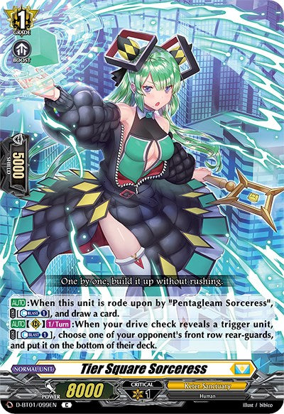 Tier Square Sorceress (D-BT01/099EN) [Genesis of the Five Greats] | Total Play