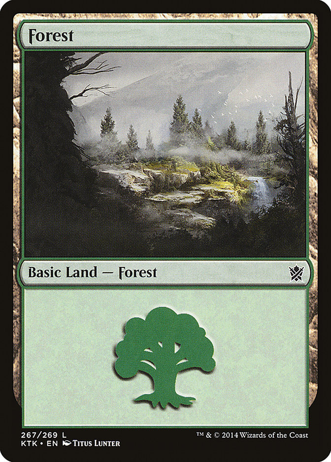 Forest (267) [Khans of Tarkir] | Total Play