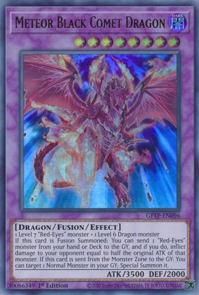 Meteor Black Comet Dragon [GFTP-EN096] Ultra Rare | Total Play