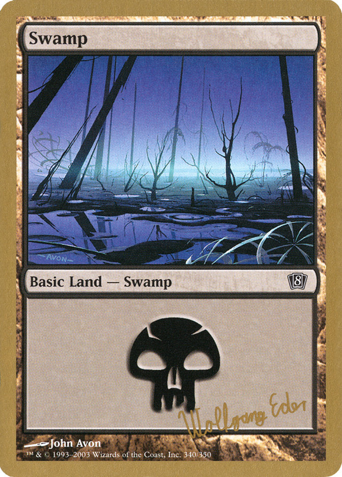 Swamp (we340) (Wolfgang Eder) [World Championship Decks 2003] | Total Play