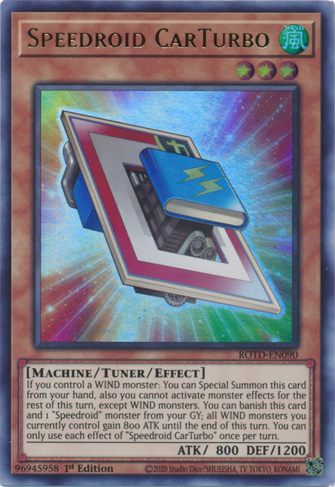 Speedroid CarTurbo [ROTD-EN090] Ultra Rare | Total Play