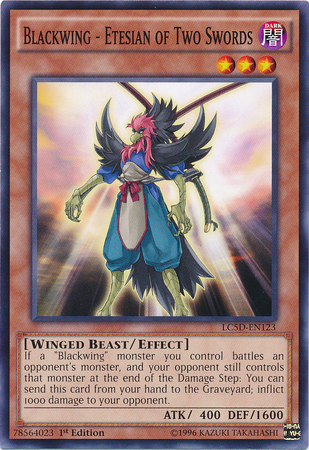 Blackwing - Etesian of Two Swords [LC5D-EN123] Common | Total Play