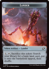 Robot // Lander (0007) Double-Sided Token [Edge of Eternities Tokens] | Total Play