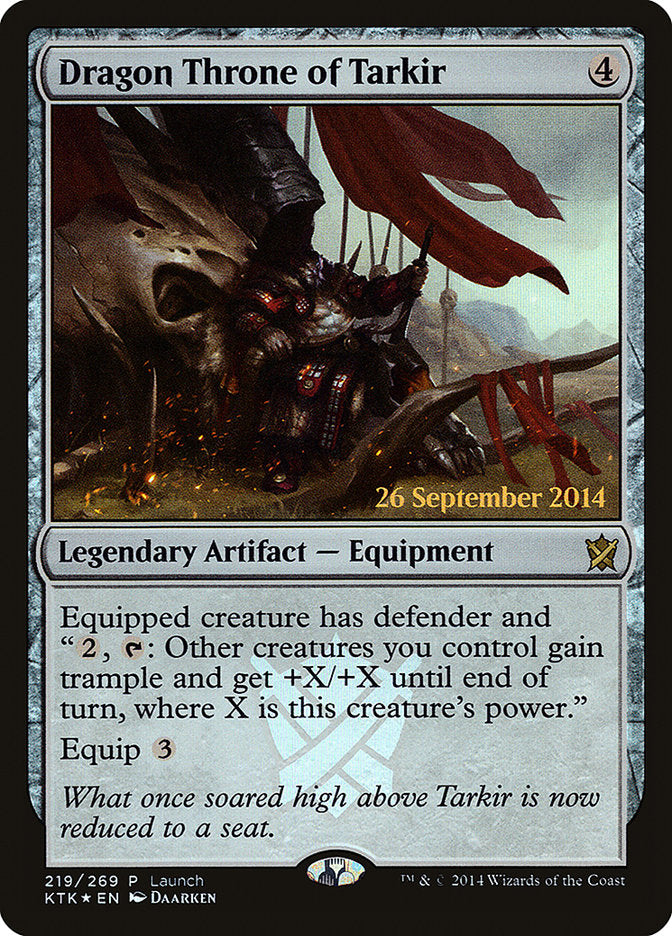 Dragon Throne of Tarkir (Launch) [Khans of Tarkir Prerelease Promos] | Total Play