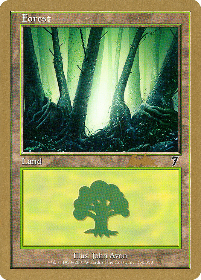 Forest (bk330) (Brian Kibler) [World Championship Decks 2002] | Total Play