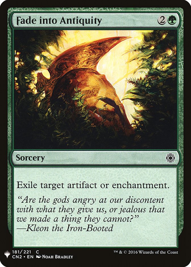 Fade into Antiquity [Mystery Booster] | Total Play