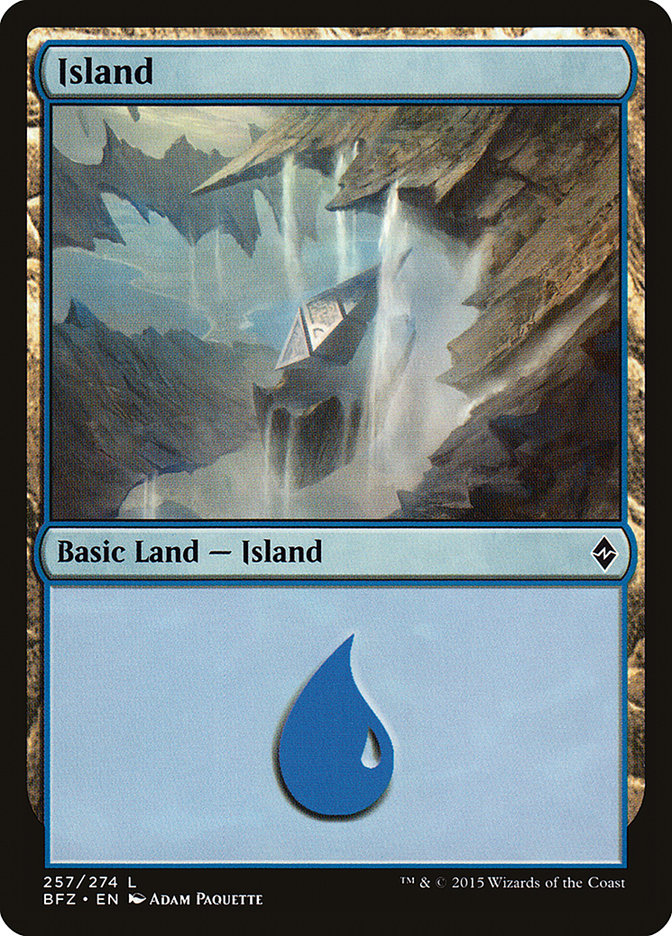 Island (257) [Battle for Zendikar] | Total Play
