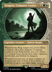 Aragorn, Company Leader (Showcase) (Surge Foil) [The Lord of the Rings: Tales of Middle-Earth] | Total Play