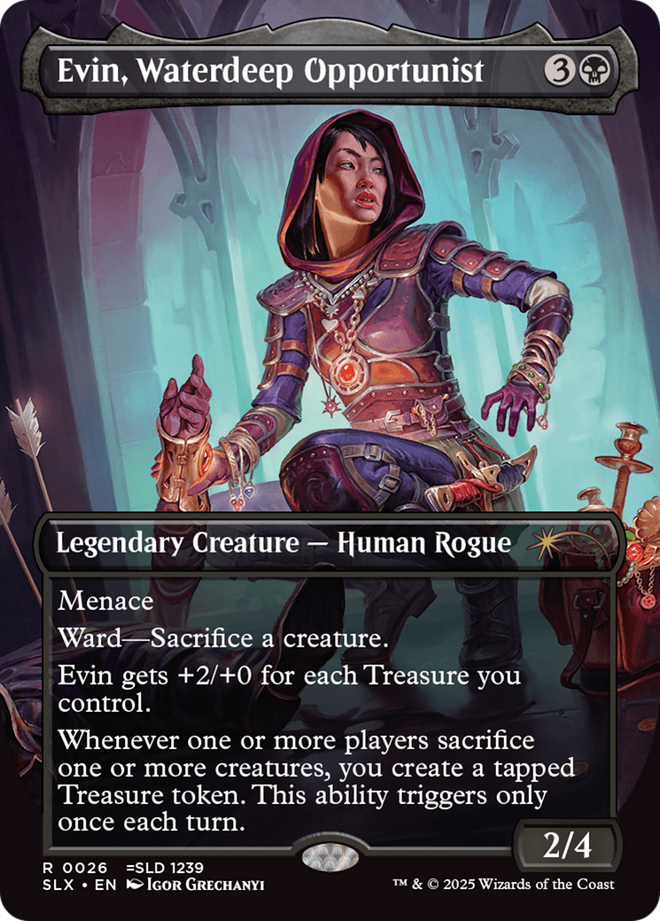 Evin, Waterdeep Opportunist [Secret Lair: Universes Within] | Total Play