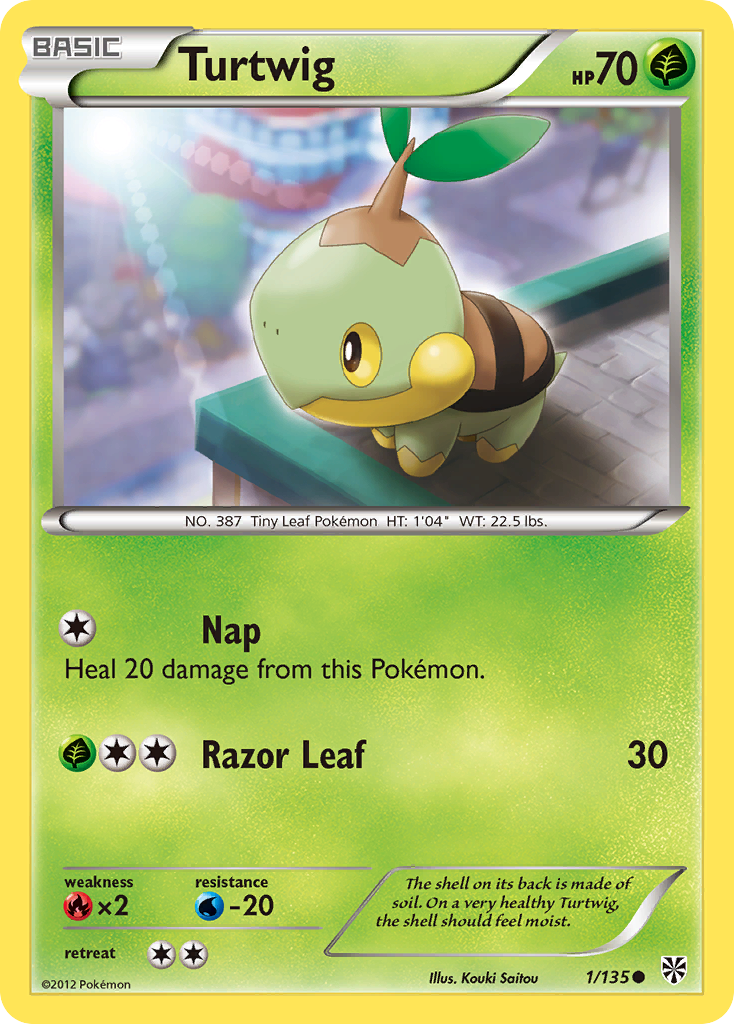 Turtwig (1/135) [Black & White: Plasma Storm] | Total Play