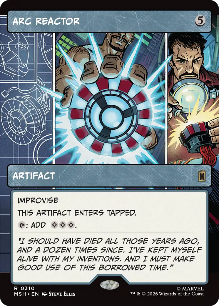 Arc Reactor (Borderless) [Marvel Super Heroes] | Total Play