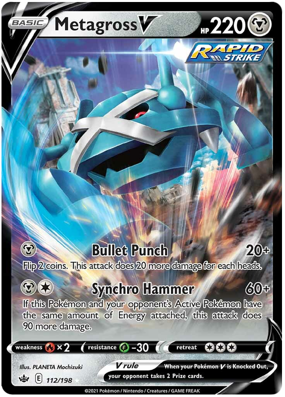 Metagross V (112/198) [Sword & Shield: Chilling Reign] | Total Play