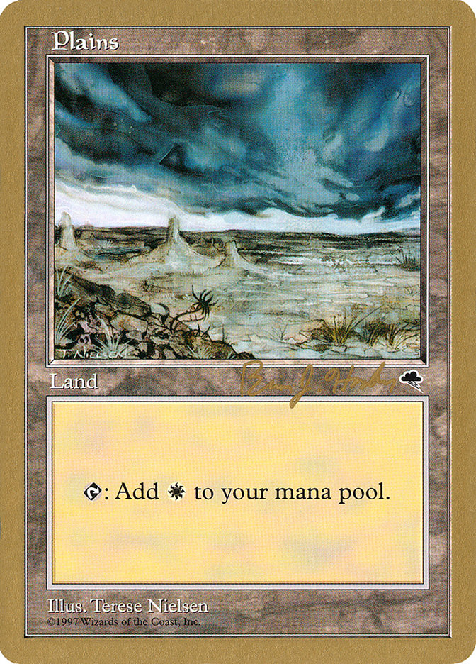 Plains (bh334) (Brian Hacker) [World Championship Decks 1998] | Total Play