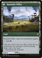 Kazandu Mammoth // Kazandu Valley [Zendikar Rising] | Total Play