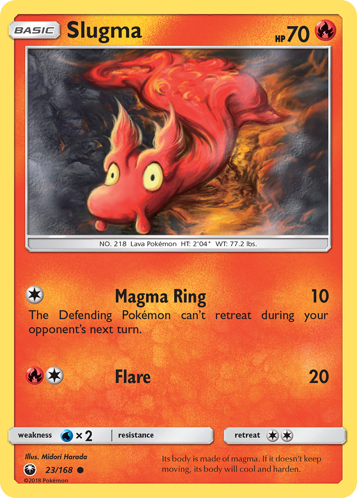 Slugma (23/168) [Sun & Moon: Celestial Storm] | Total Play