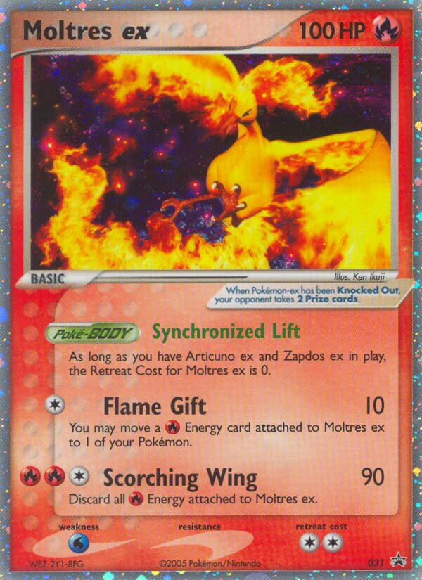 Moltres ex (031) [Nintendo: Black Star Promos] | Total Play