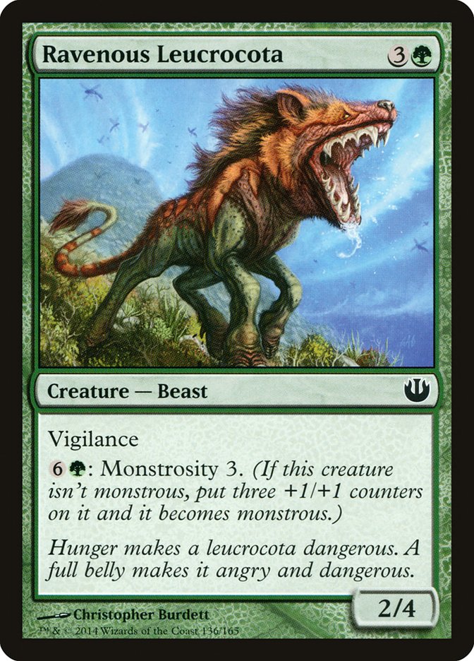Ravenous Leucrocota [Journey into Nyx] | Total Play