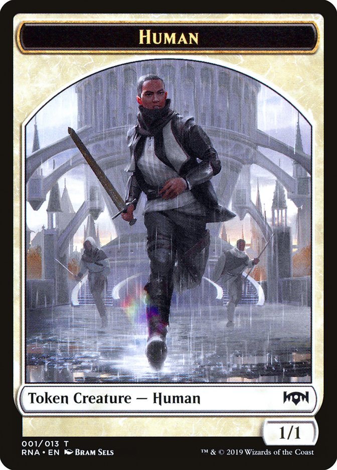 Human Token [Ravnica Allegiance Tokens] | Total Play