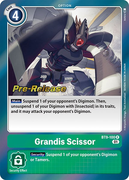 Grandis Scissor [BT9-100] [X Record Pre-Release Promos] | Total Play