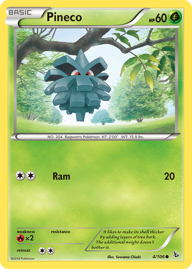 Pineco (4/106) [XY: Flashfire] | Total Play