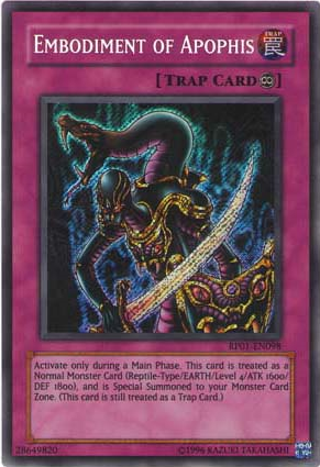 Embodiment of Apophis [RP01-EN098] Secret Rare | Total Play