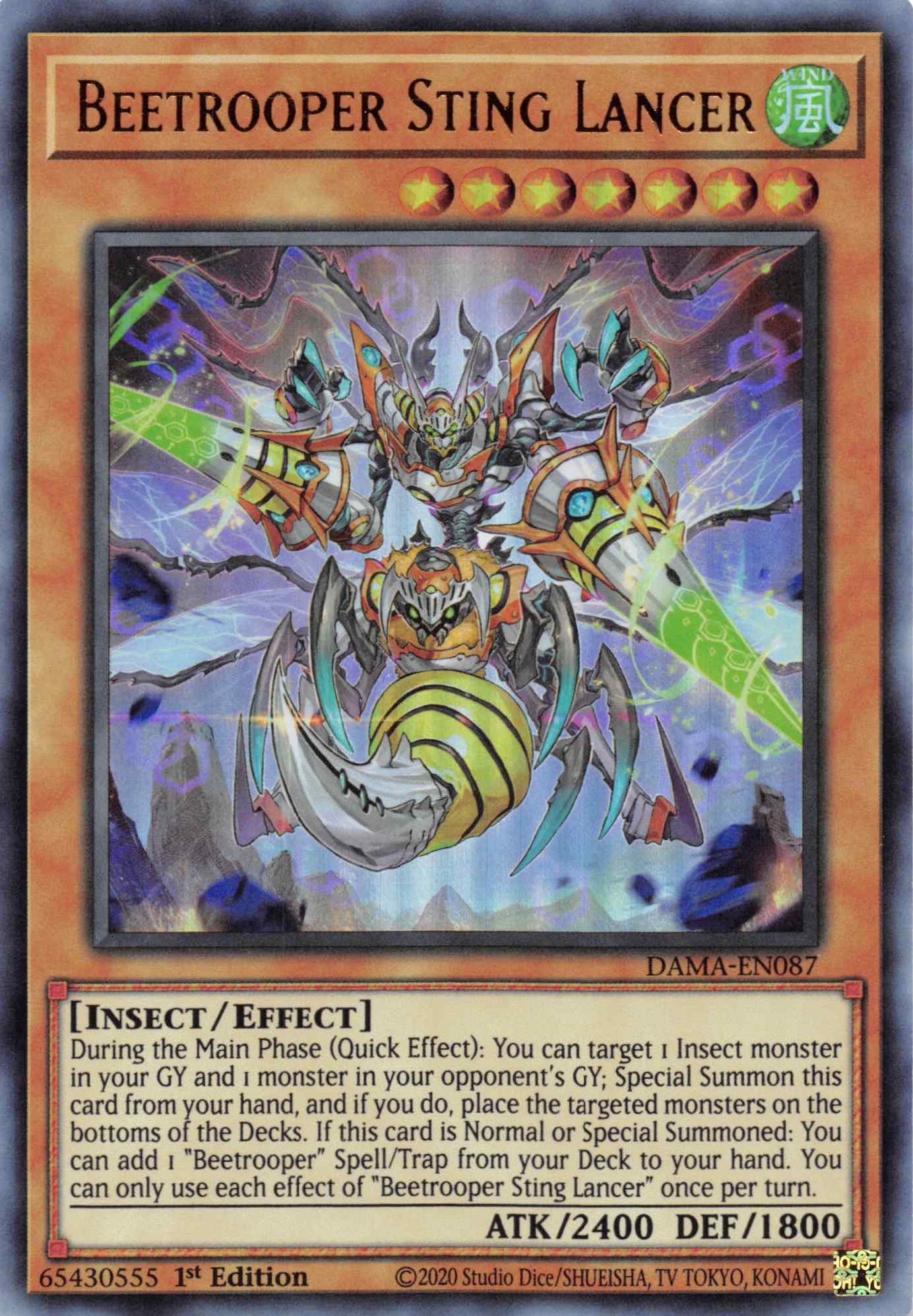 Beetrooper Sting Lancer [DAMA-EN087] Ultra Rare | Total Play