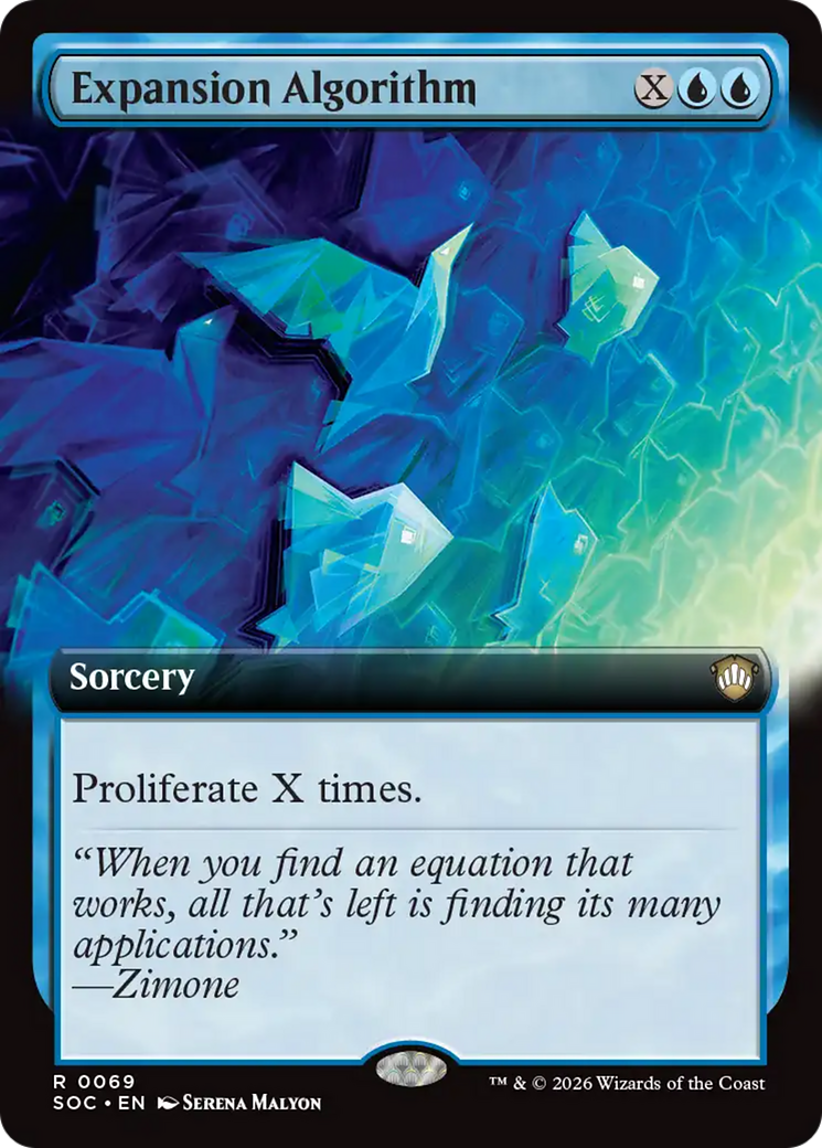 Expansion Algorithm (Extended Art) [Secrets of Strixhaven Commander] | Total Play