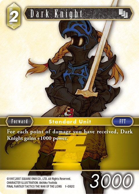 Dark Knight (Female Unit) [Opus I] | Total Play